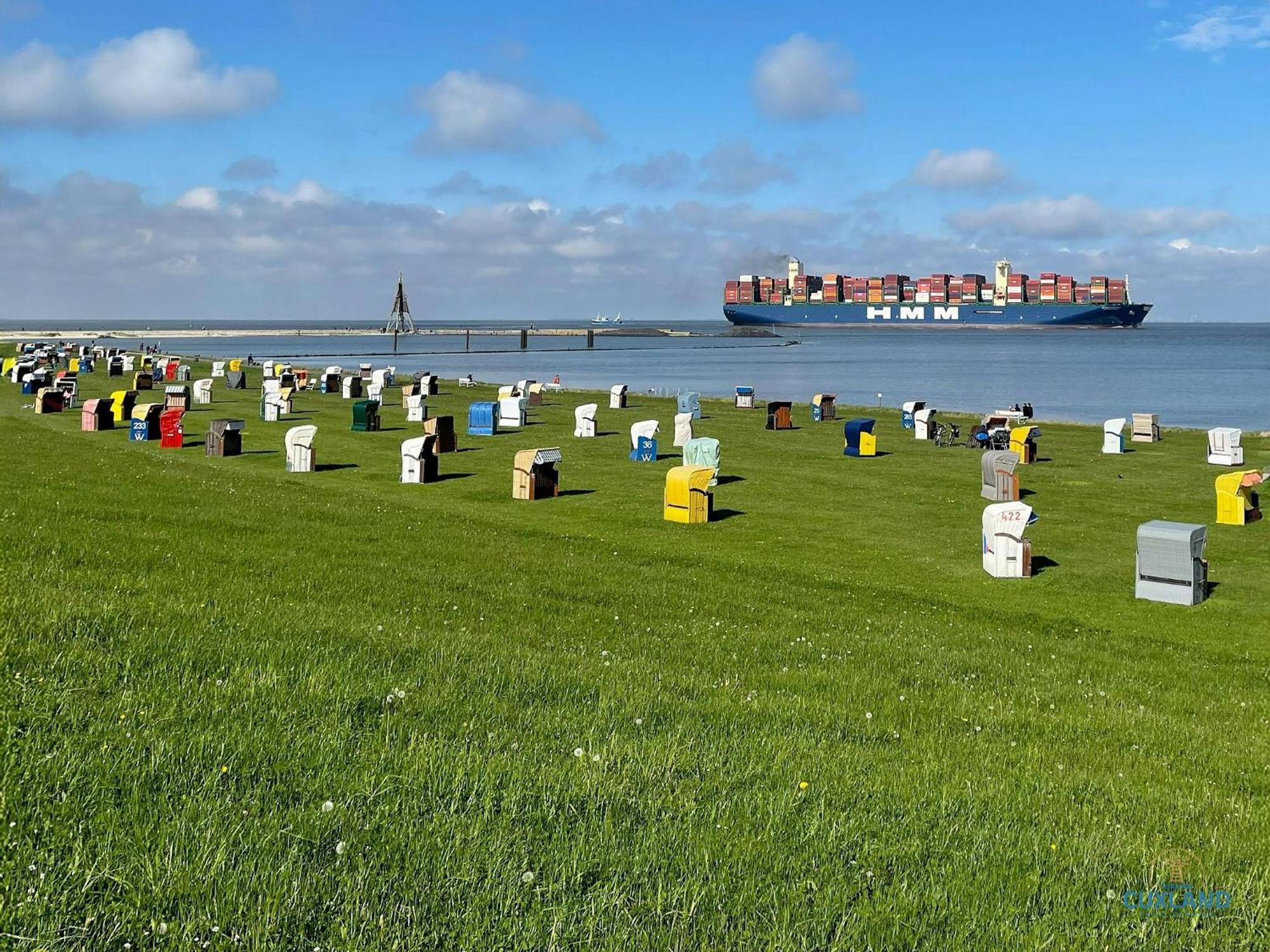 Urlaub Mit Seesicht Haus Nautic Whg. 201 Cuxhaven Eksteriør billede